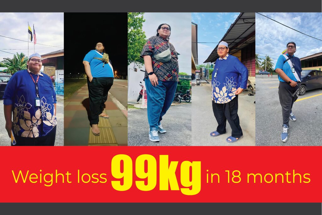weight loss 99kg of weight loss
