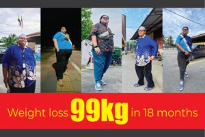 weight loss 99kg of weight loss