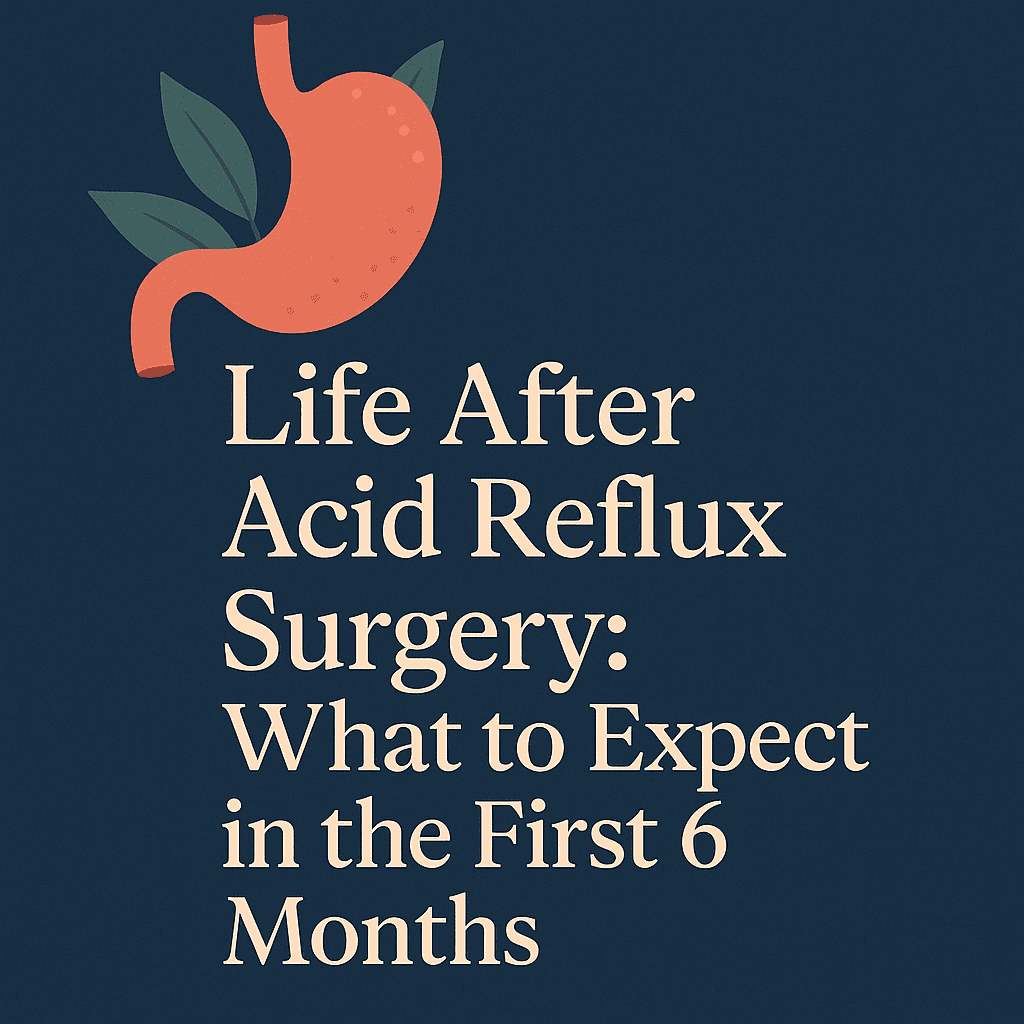 Life After Acid Reflux Surgery: What to Expect in the First 6 Months